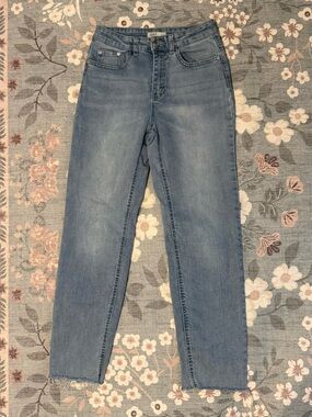 Oat New York Light Blue Straight Leg Jeans